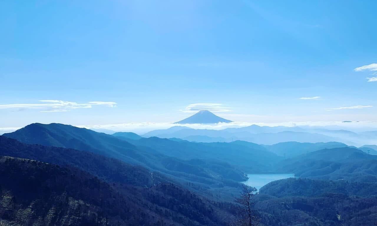 Landscape of a famous Japanese mountain 01